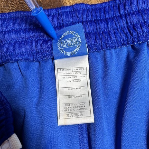 2014 Adidas INDIANA PACERS NBA Team Basketball Shorts Size 2XL Drawstring EUC - Picture 3 of 7